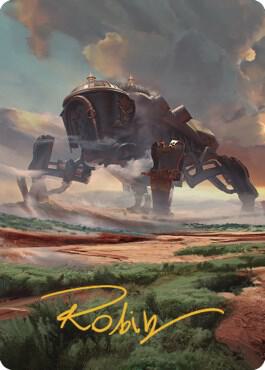 Plains 48 Art Card Gold Stamped Signature 48 (Art Series: The Brothers' War)  | Good Games Modbury