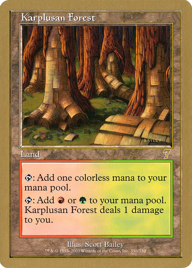 Karplusan Forest (Jan Tomcani) [World Championship Decks 2001] | Good Games Modbury