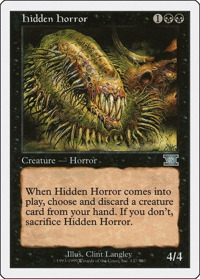Hidden Horror 137/350 (Classic Sixth Edition)  | Good Games Modbury