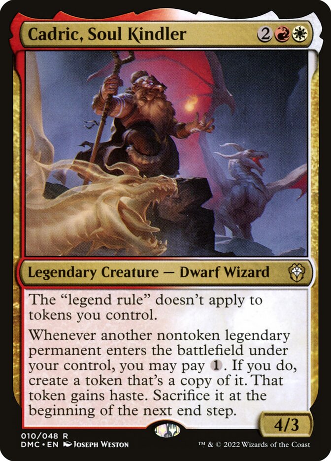Cadric, Soul Kindler 10/50 (Commander: Dominaria United)  | Good Games Modbury