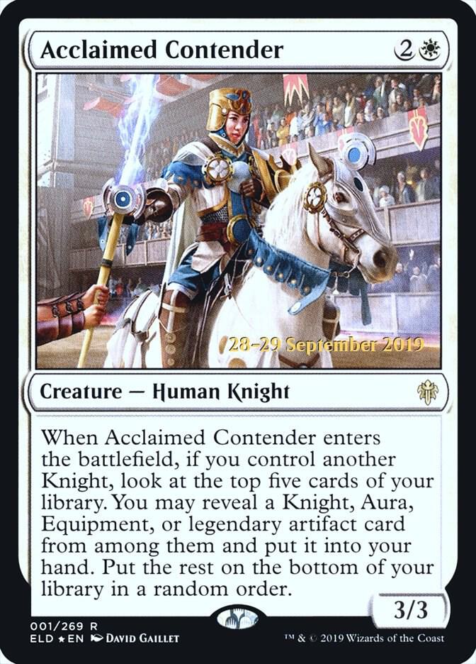 Acclaimed Contender 1s/152 (Prerelease Cards)  - PreRelease Foil | Good Games Modbury