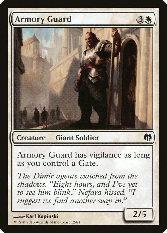 Armory Guard 12/81 (Duel Decks: Heroes vs. Monsters)  | Good Games Modbury