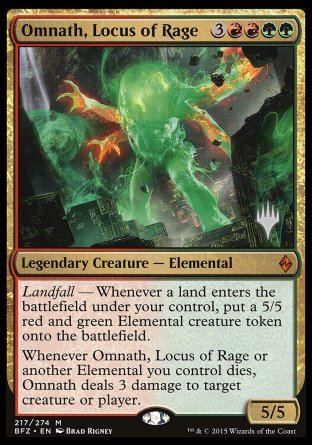 Omnath, Locus of Rage (Promo Pack) [Battle for Zendikar Promos] | Good Games Modbury