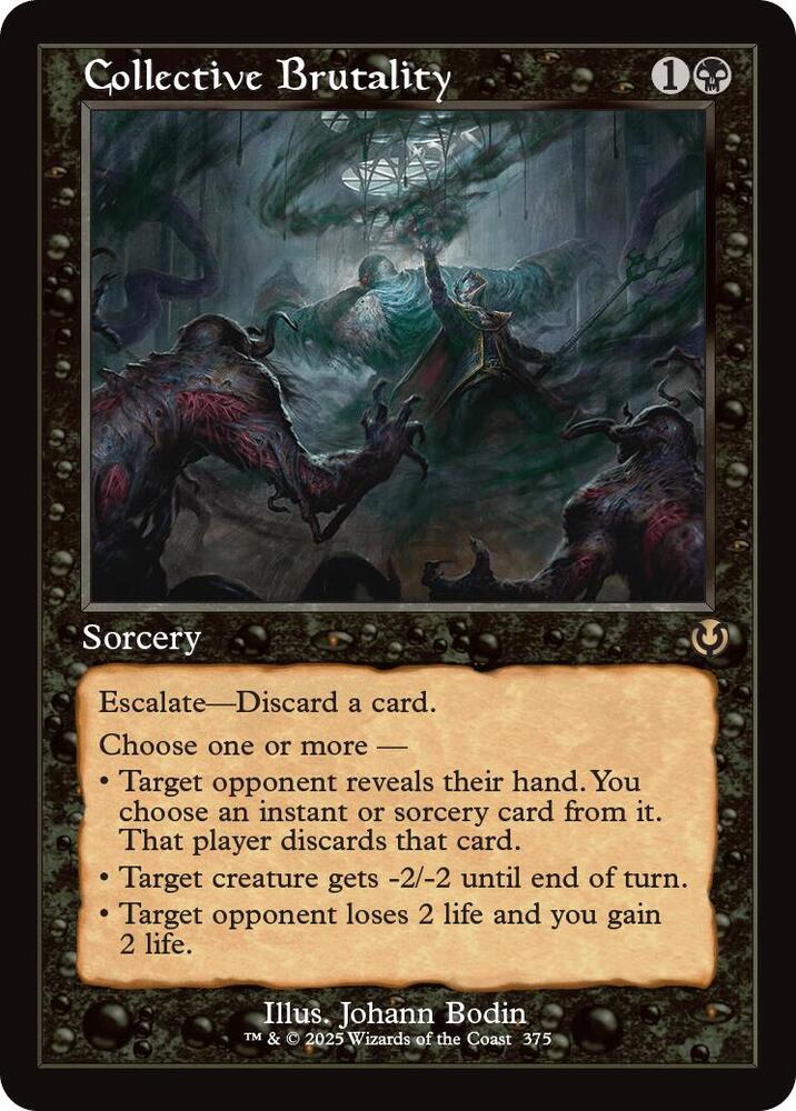 Collective Brutality 375/287 (Innistrad Remastered)  - Retro Foil | Good Games Modbury