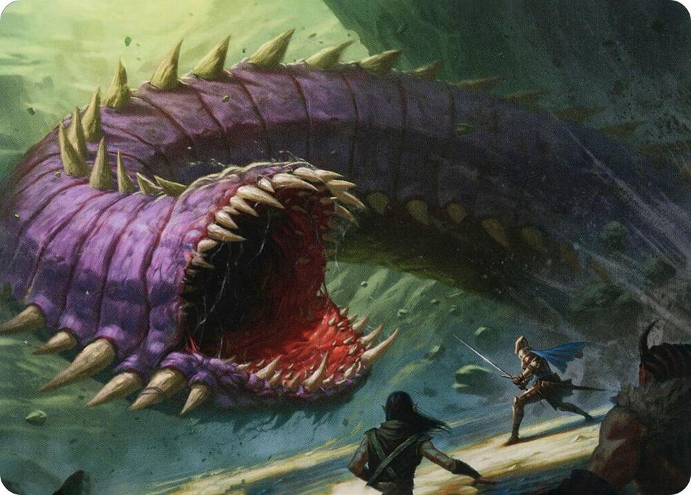 Purple Worm Art Card 3 (Art Series: Adventures in the Forgotten Realms)  | Good Games Modbury
