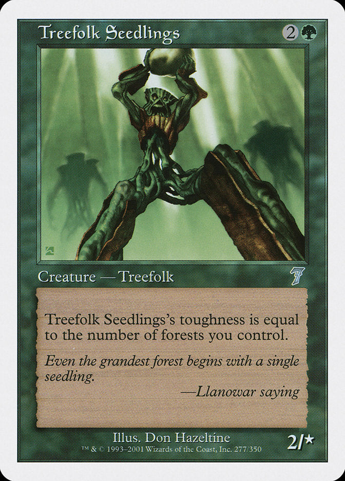 Treefolk Seedlings 277/350 (7th Edition)  | Good Games Modbury