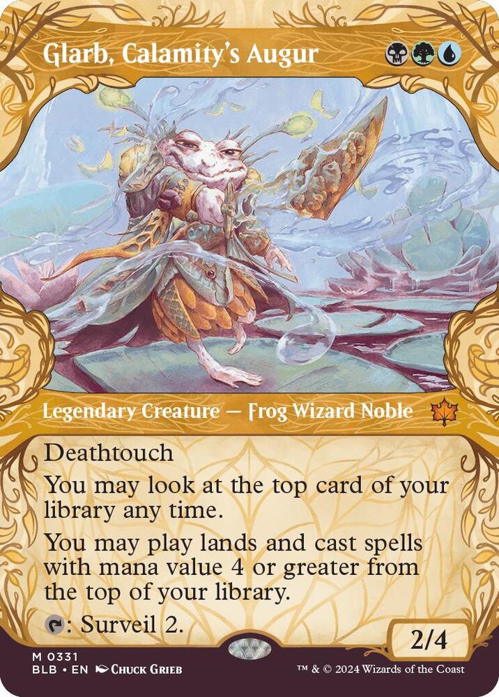 Glarb, Calamity's Augur 331 (Bloomburrow)  - Showcase Foil | Good Games Modbury