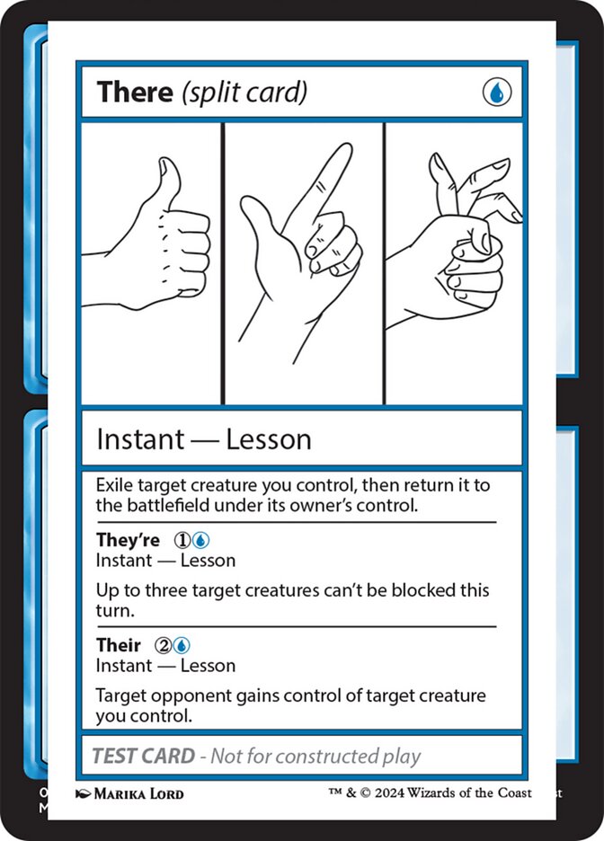 There // They're // Their 537/390 (Mystery Booster 2 Playtest Cards)  | Good Games Modbury