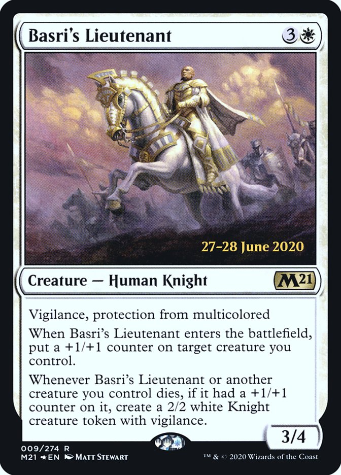 Basri's Lieutenant [Core Set 2021 Prerelease Promos] | Good Games Modbury