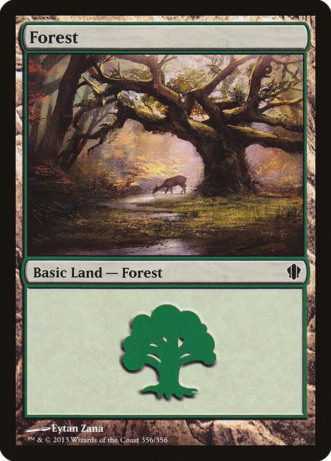 Forest 356/356 (Commander 2013)  | Good Games Modbury
