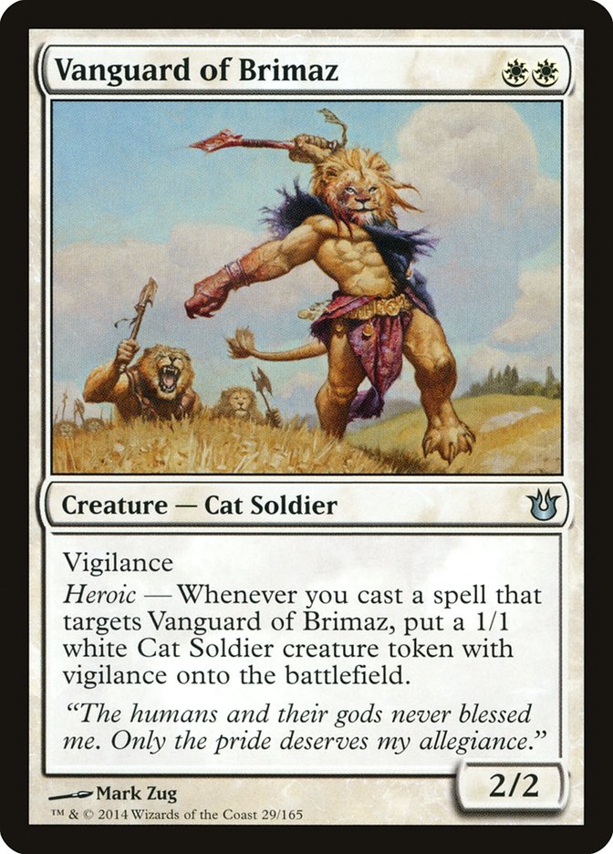 Vanguard of Brimaz 29/165 (Born of the Gods)  - Foil | Good Games Modbury