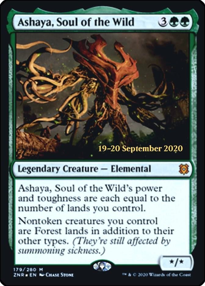 Ashaya, Soul of the Wild 179 (Prerelease Cards)  - PreRelease Foil | Good Games Modbury