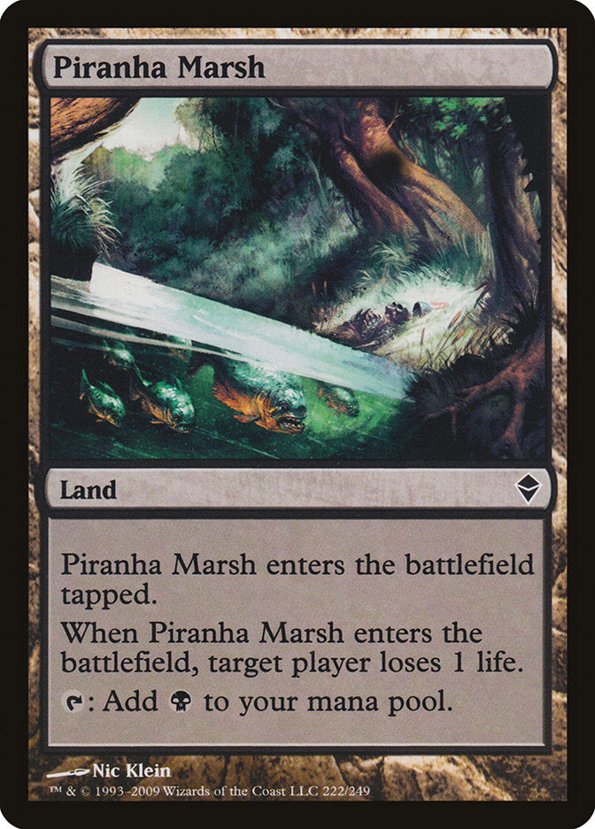 Piranha Marsh 222/249 (Zendikar)  | Good Games Modbury