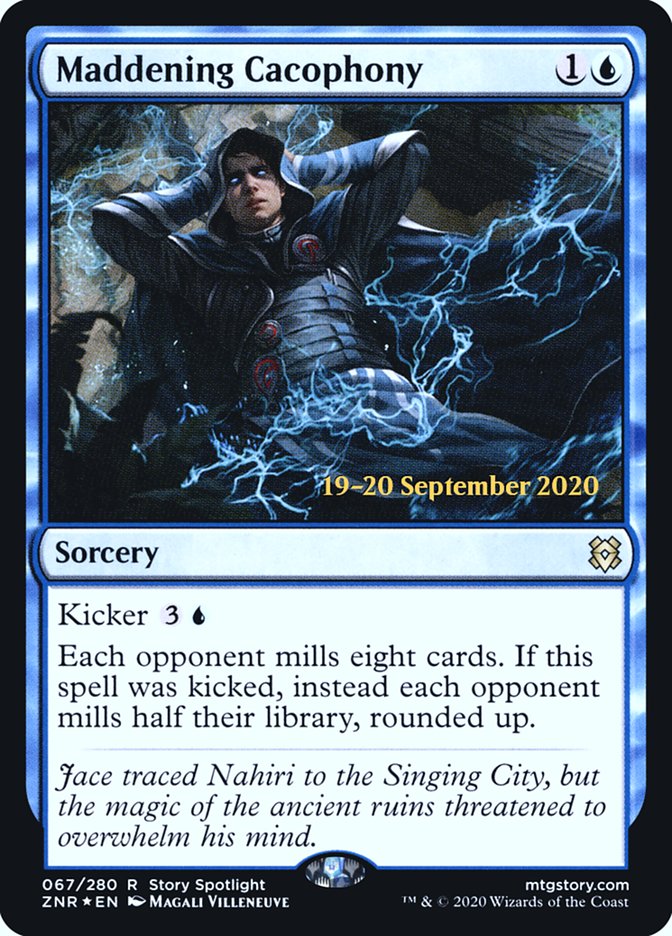 Maddening Cacophony [Zendikar Rising Prerelease Promos] | Good Games Modbury