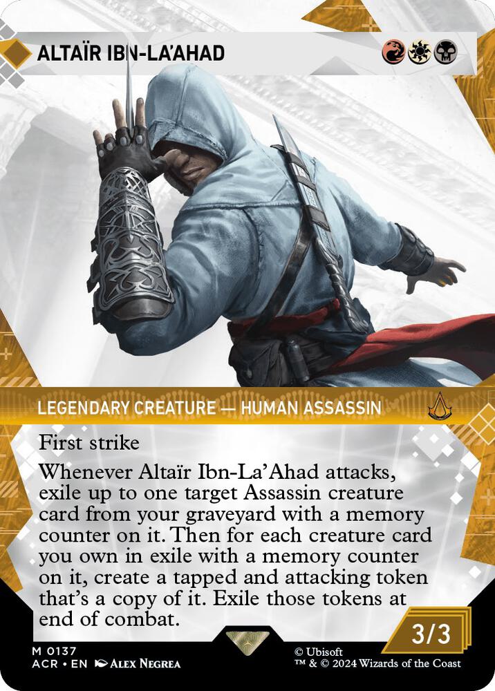 Altaïr Ibn-LaAhad 137/110 (Universes Beyond: Assassin's Creed)  - Showcase | Good Games Modbury