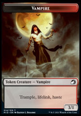 Clue // Vampire Double-Sided Token [Innistrad: Midnight Hunt Tokens] | Good Games Modbury