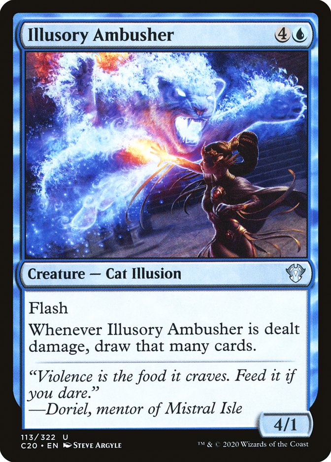 Illusory Ambusher 113/322 (Commander 2020)  | Good Games Modbury