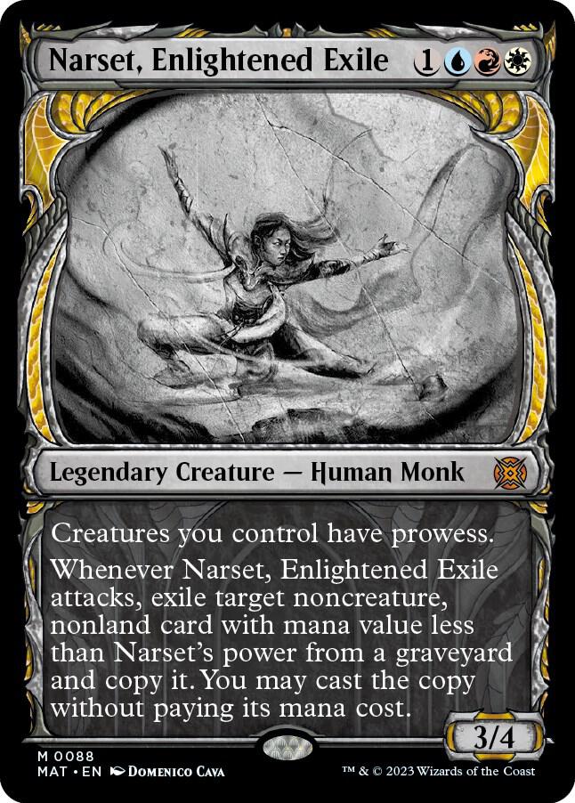 Narset, Enlightened Exile 88 (March of the Machine: The Aftermath)  - Showcase Foil | Good Games Modbury