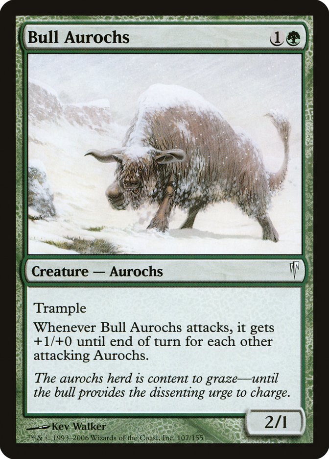 Bull Aurochs 107/155 (Coldsnap)  | Good Games Modbury