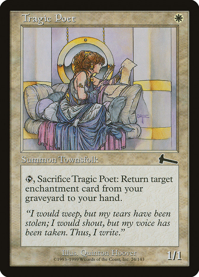 Tragic Poet [Urza's Legacy] | Good Games Modbury