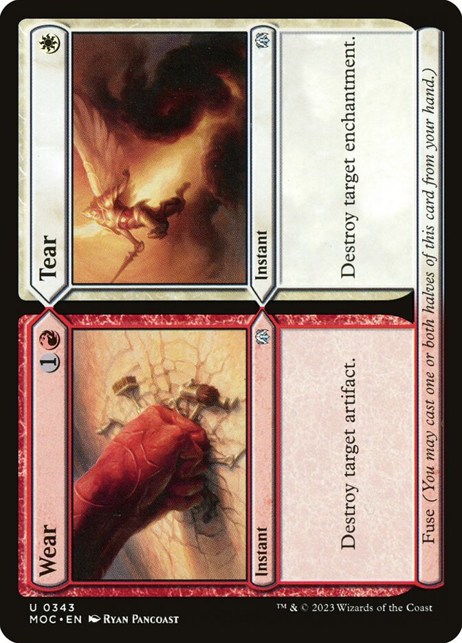 Wear // Tear 343/444 (Commander: March of the Machine)  | Good Games Modbury