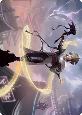 Naomi Pillar of Order Art Card 35 (Art Series: Kamigawa: Neon Dynasty)  | Good Games Modbury
