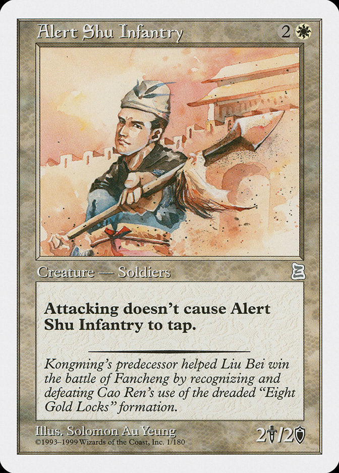 Alert Shu Infantry 1/180 (Portal Three Kingdoms)  | Good Games Modbury