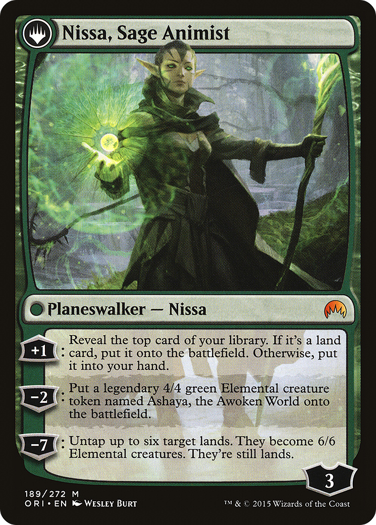 Nissa, Vastwood Seer // Nissa, Sage Animist [Secret Lair: From Cute to Brute] | Good Games Modbury