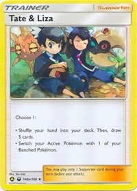 Tate & Liza (148a/168) (Alternate Art Promo) (Battle Arena Deck Exclusive) [Sun & Moon: Celestial Storm] | Good Games Modbury