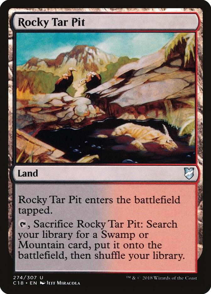 Rocky Tar Pit 274/307 (Commander 2018)  | Good Games Modbury