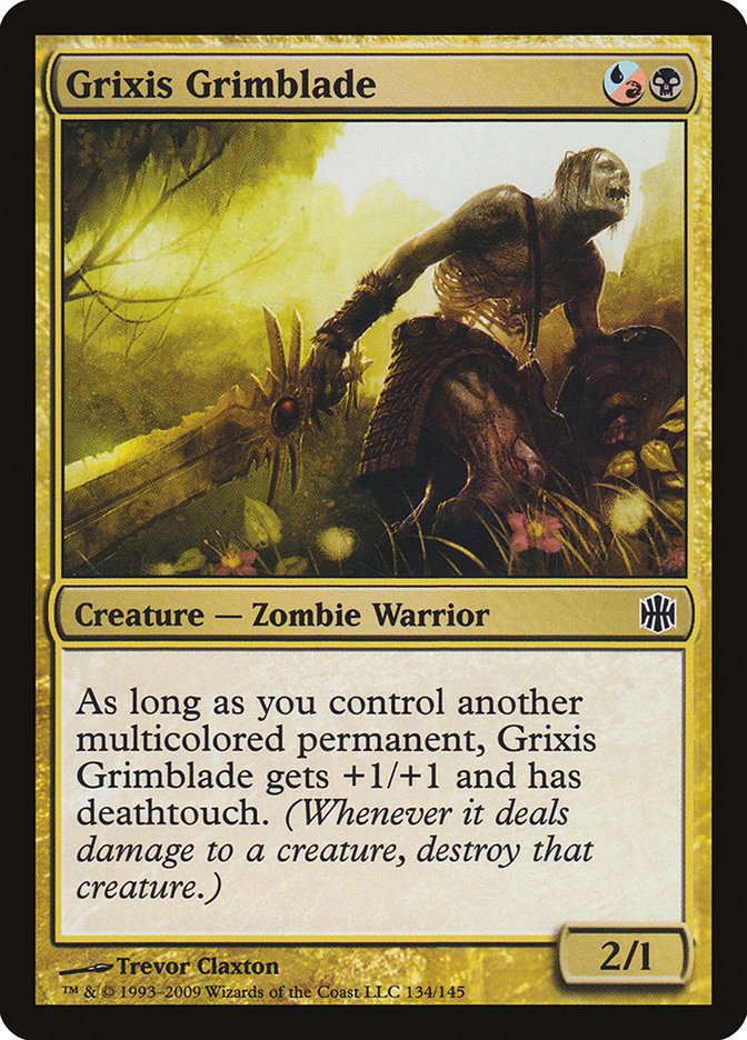 Grixis Grimblade 134/145 (Alara Reborn)  - Foil | Good Games Modbury