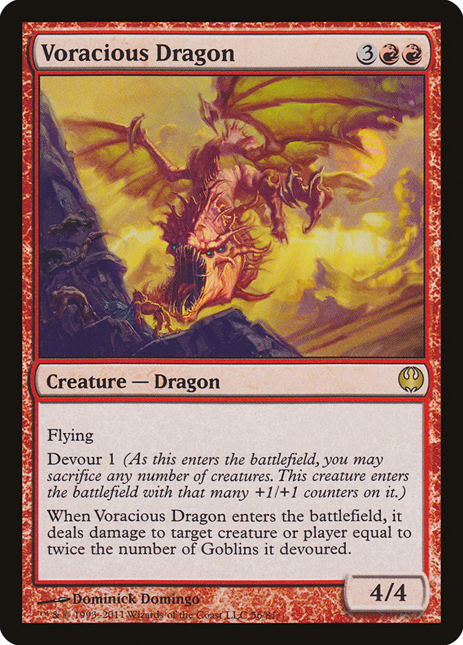 Voracious Dragon 56/81 (Duel Decks: Knights vs. Dragons)  | Good Games Modbury
