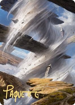 Plains Art Card 8 81 Gold Stamped Signature 8 (Art Series: Zendikar Rising)  | Good Games Modbury