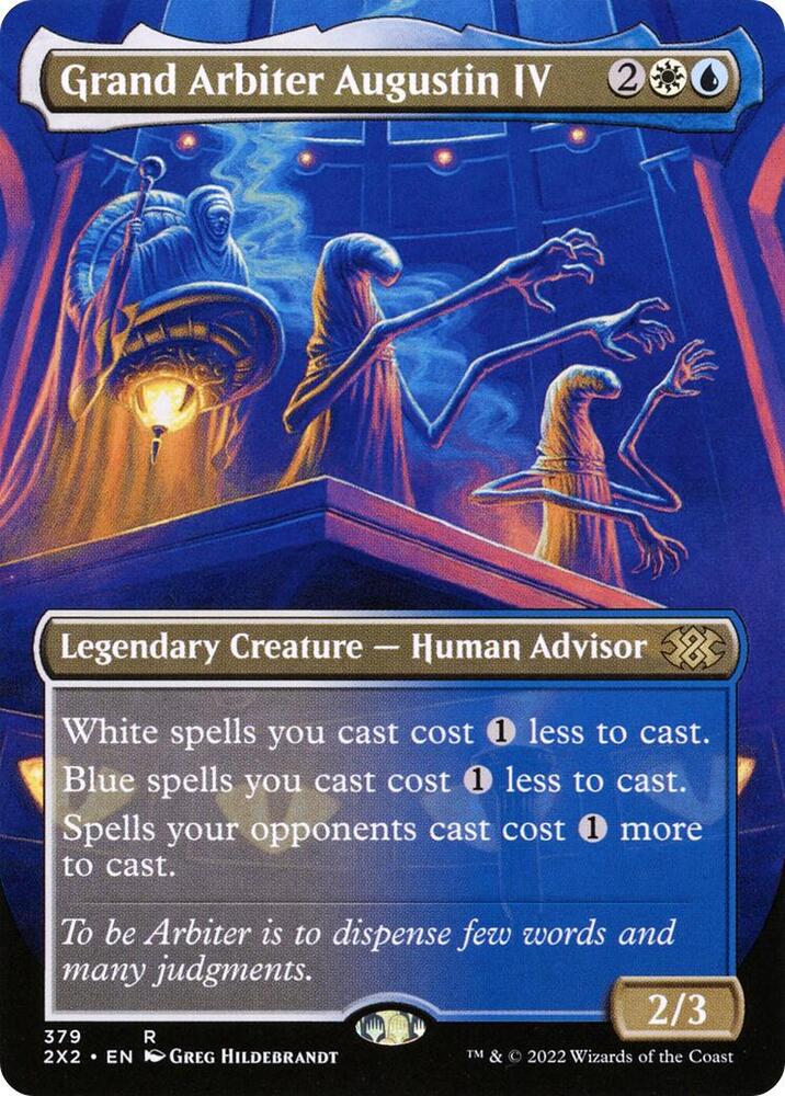 Grand Arbiter Augustin IV Borderless 379 (Double Masters 2022)  - Foil | Good Games Modbury