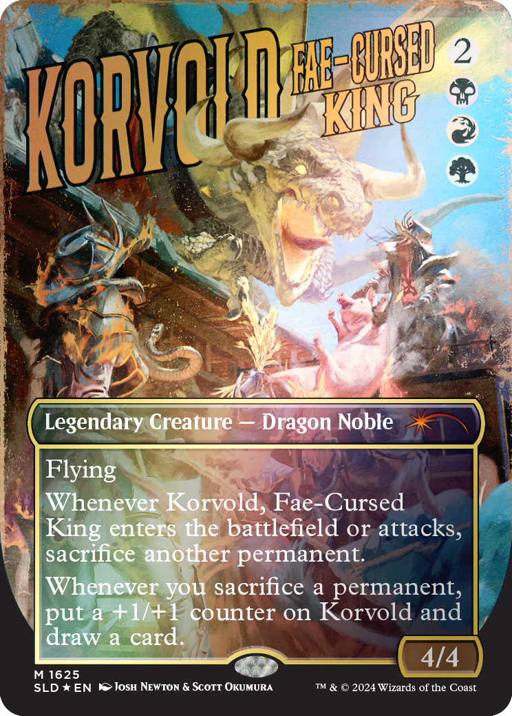 Korvold, Fae-Cursed King (Rainbow Foil) [Secret Lair Drop Series] | Good Games Modbury