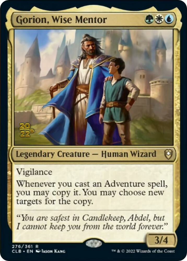 Gorion Wise Mentor 276s/108 (Prerelease Cards)  - Foil | Good Games Modbury