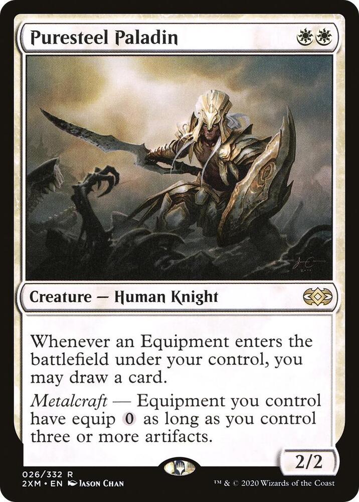 Puresteel Paladin 26/332 (Double Masters)  - Foil | Good Games Modbury