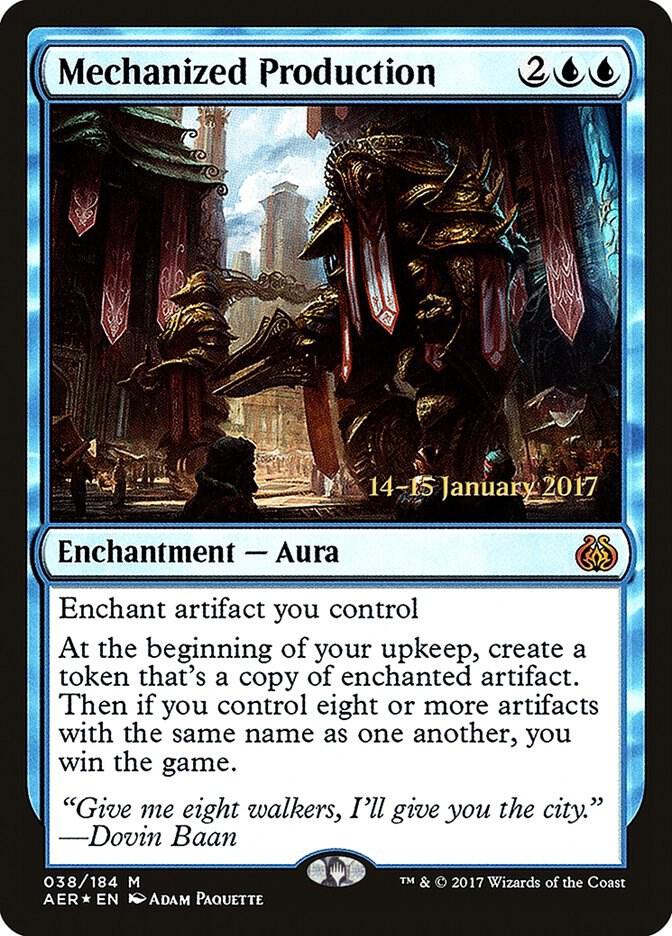 Mechanized Production 38s/65 (Prerelease Cards)  - Foil | Good Games Modbury