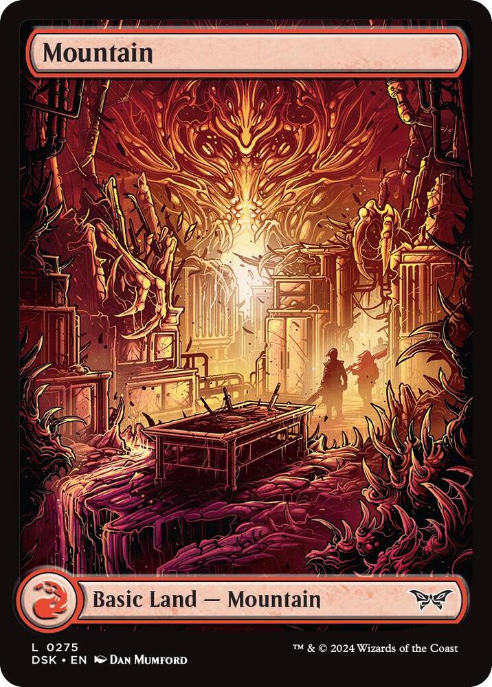 Mountain 0275 Full Art 275 (Duskmourn: House of Horror)  - Foil | Good Games Modbury
