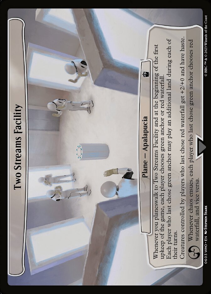 Two Streams Facility 603/331 (Planechase: Universes Beyond: Doctor Who)  | Good Games Modbury