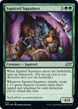 Squirrel Squatters Galaxy Foil 442/244 (Unfinity)  - Foil | Good Games Modbury