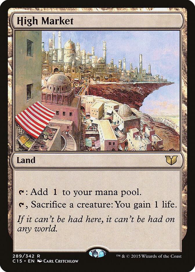 High Market 289/342 (Commander 2015)  | Good Games Modbury
