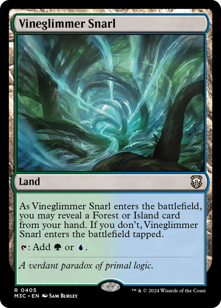 Vineglimmer Snarl (Ripple Foil) [Modern Horizons 3 Commander] | Good Games Modbury