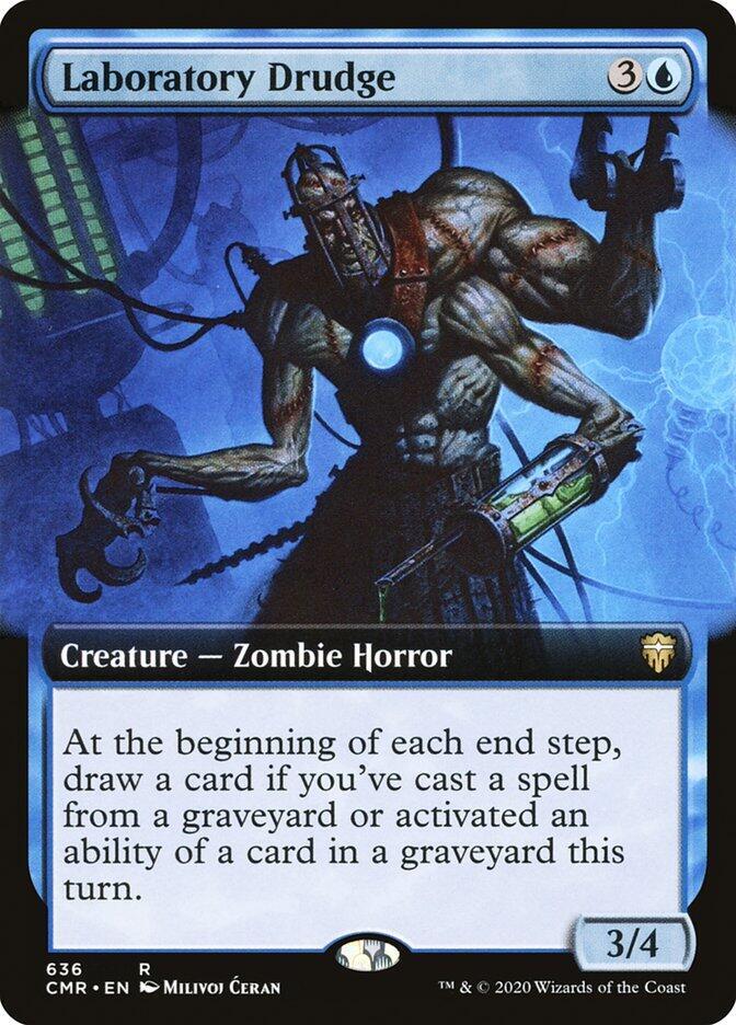 Laboratory Drudge 636/361 (Commander Legends)  - Extended Art Foil | Good Games Modbury