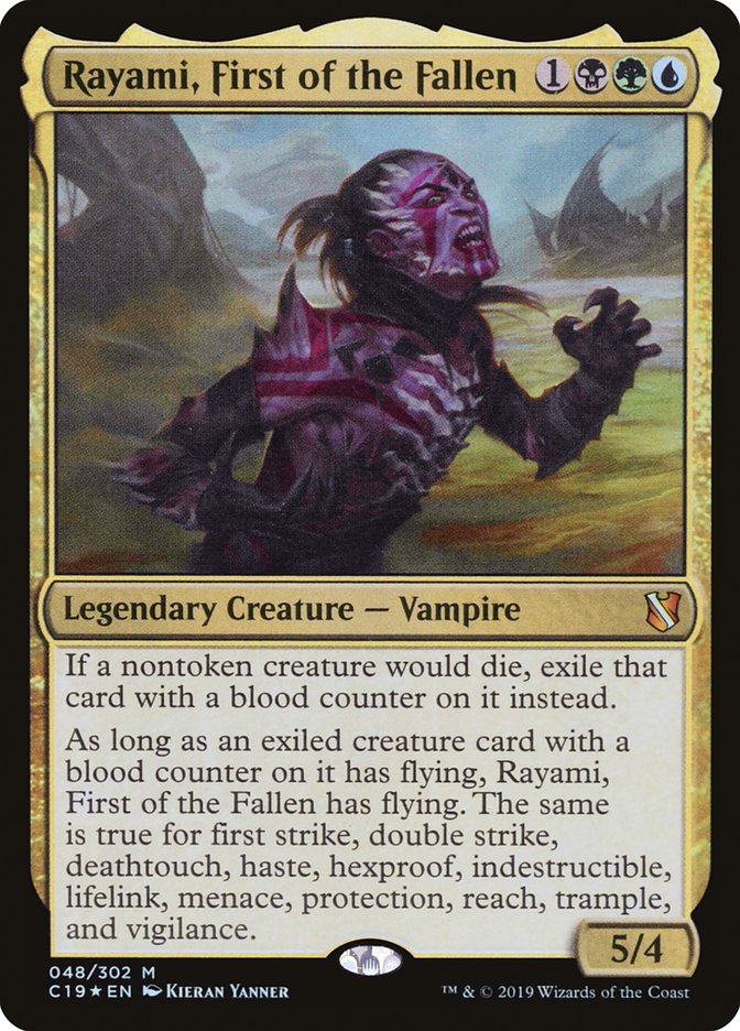 Rayami, First of the Fallen 48/302 (Commander 2019)  - Foil | Good Games Modbury