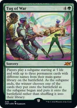Tug of War Galaxy Foil 445/244 (Unfinity)  - Foil | Good Games Modbury