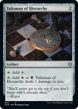 Talisman of Hierarchy 878/361 (Commander Legends: Battle for Baldur's Gate)  | Good Games Modbury