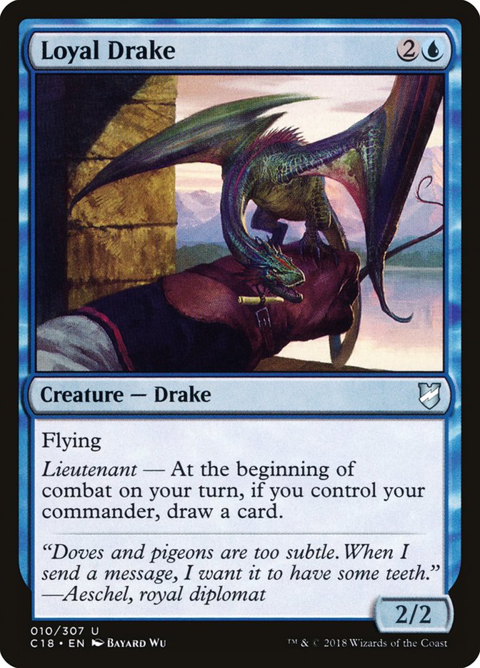 Loyal Drake [Commander 2018] | Good Games Modbury