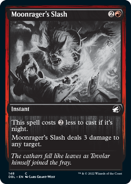 Moonrager's Slash [Innistrad: Double Feature] | Good Games Modbury