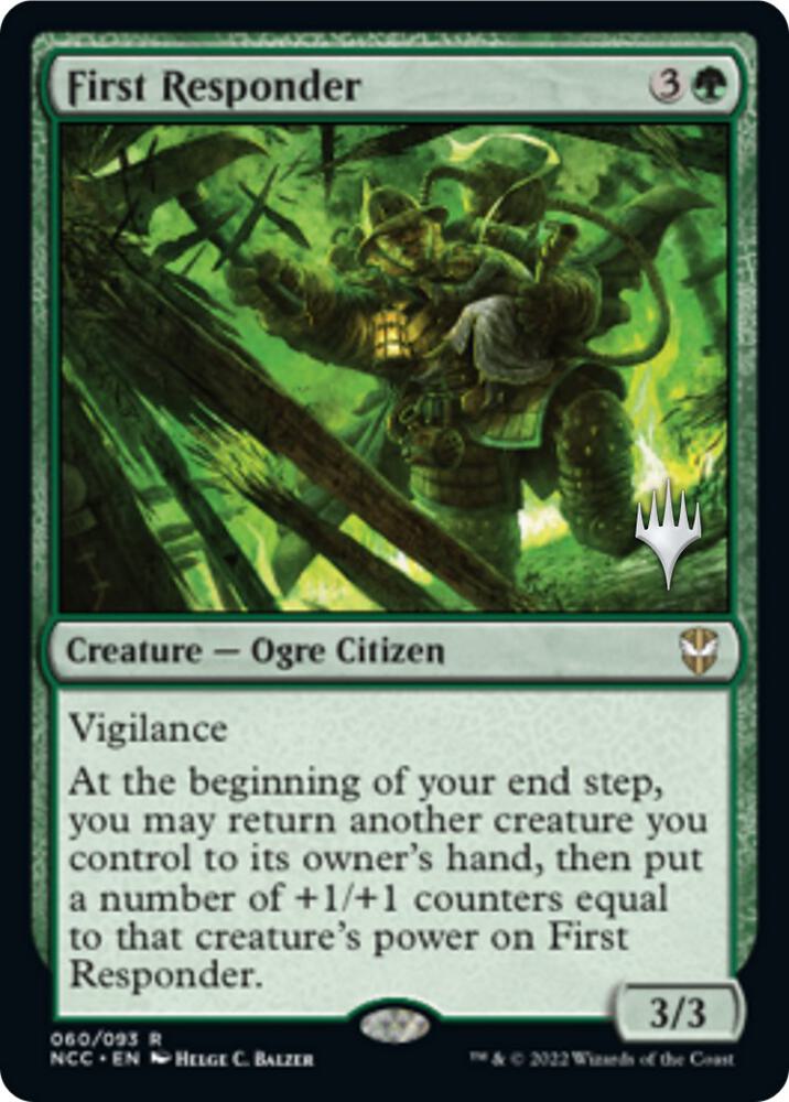 First Responder 60p/76 (Promo Pack: Streets of New Capenna)  - Foil | Good Games Modbury